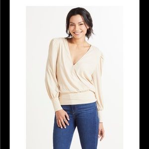 Allison Joy puff shoulder top